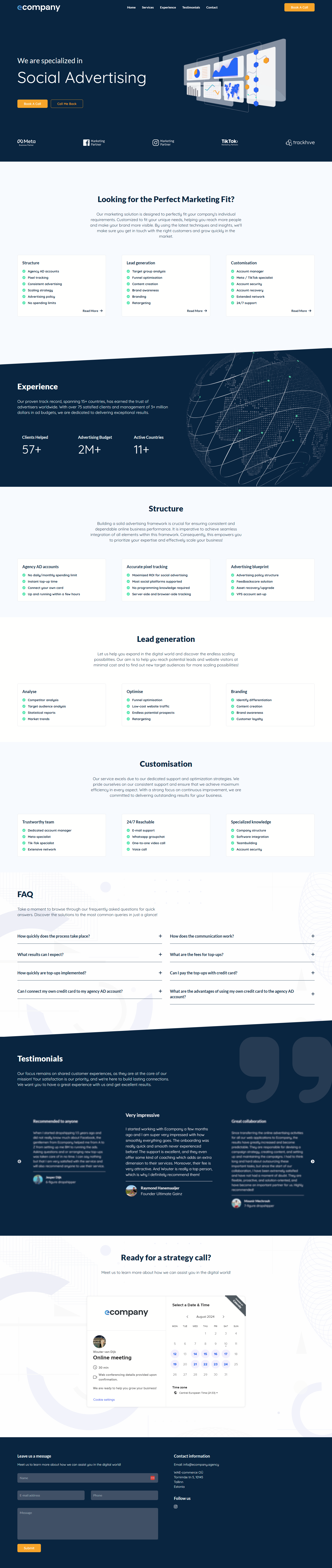 Ecompany website